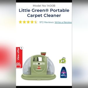 BISSELL LITTLE GREEN Portable Carpet Cleaner